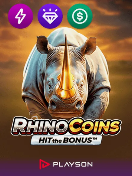 Rhino Coins Hit the Bonus slot by Playson — Lotterywest